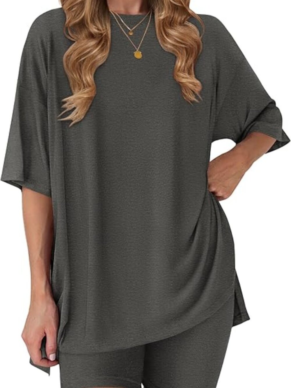 Women's 2 Piece Lounge Sets 2026 Casual Summer Airport Travel Outfits Oversized